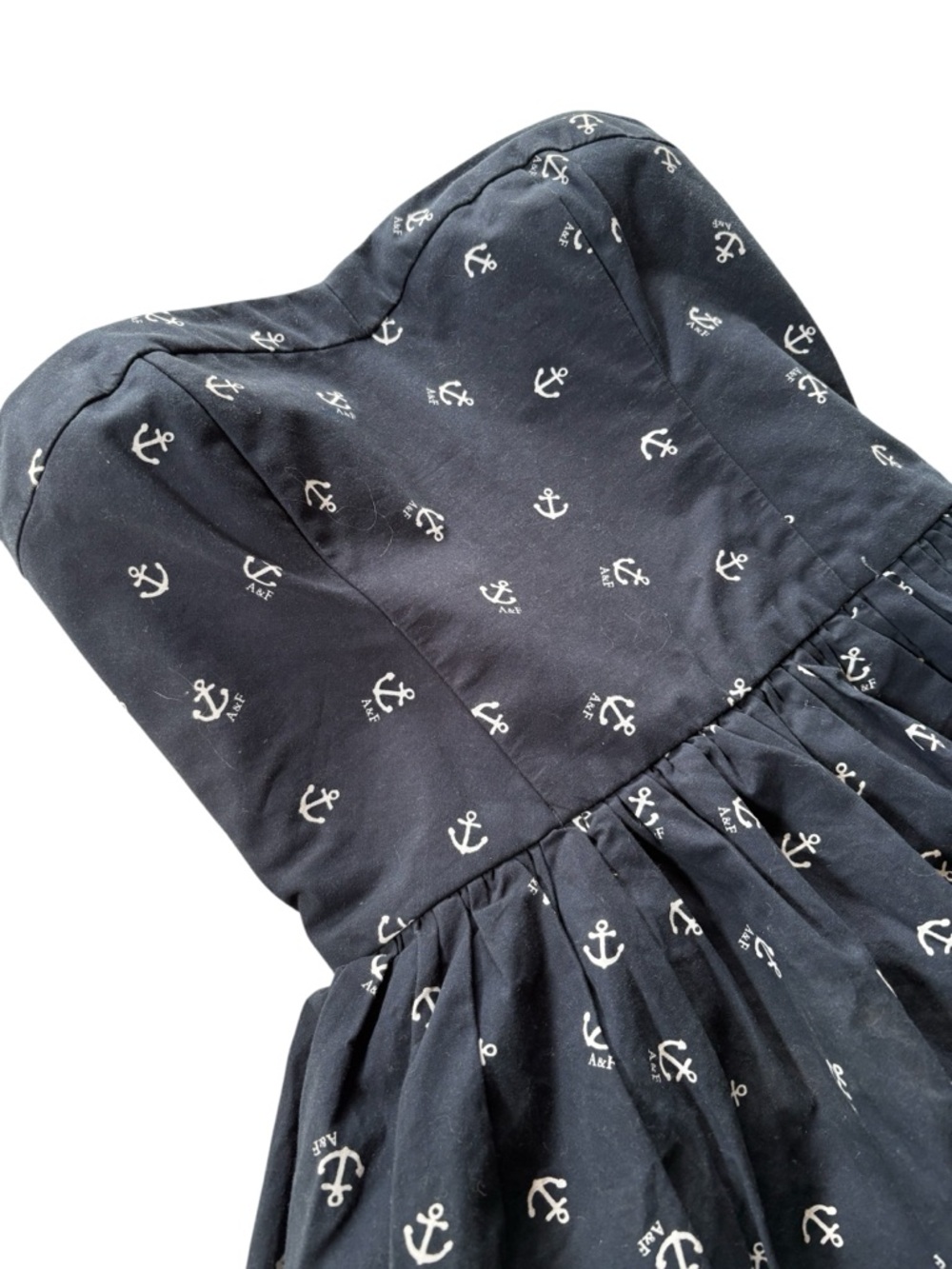 JUNIORS Abercrombie & Fitch Navy Nautical Dress - Size M